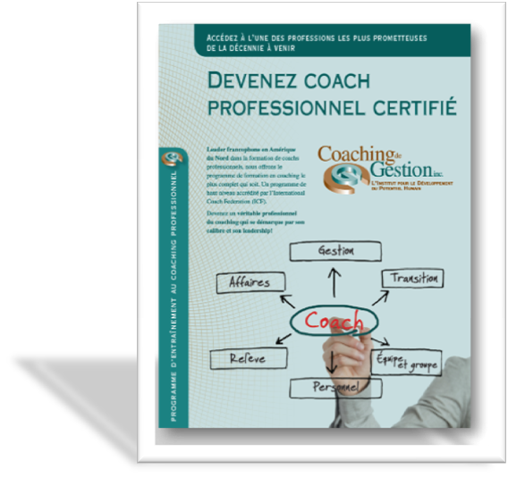 formation coaching professionnel Feuillet Programme de formation au coaching professionnel